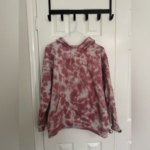 Lululemon All Yours Hoodie Tie Dye Fleece, Marmoleado Tie Dye Brier Rose, 12